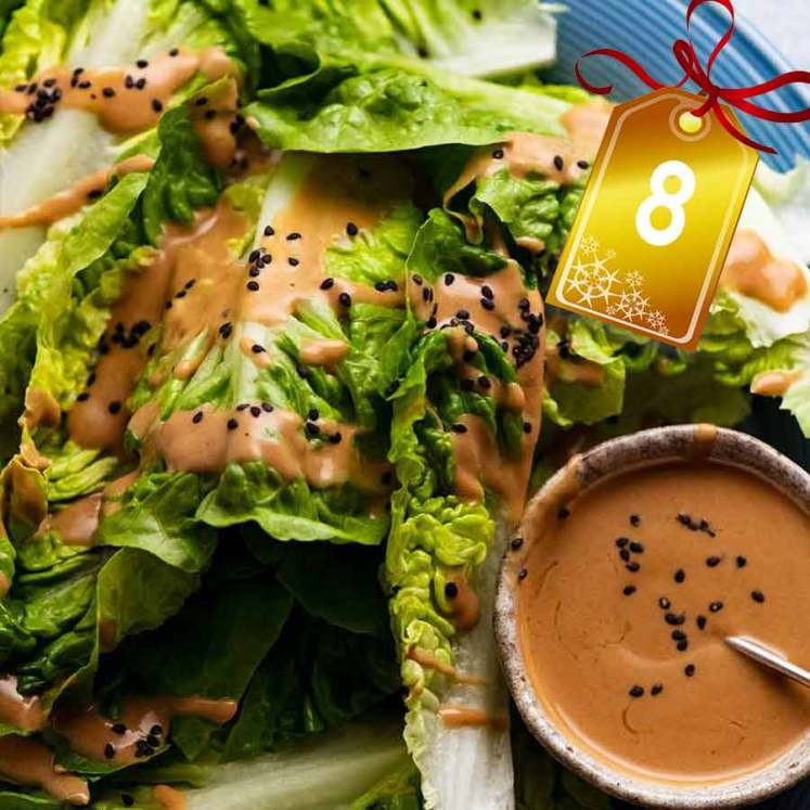 Spicy Joint Creamy Sesame Sauce Lettuce Salad