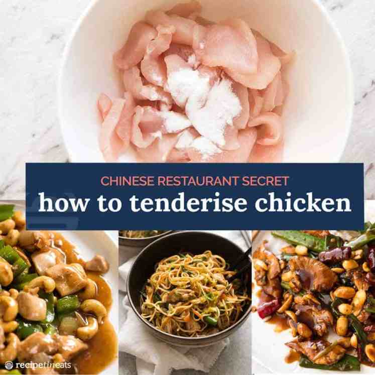 How to tenderise chicken (velveting chicken) - Chinese restaurant way