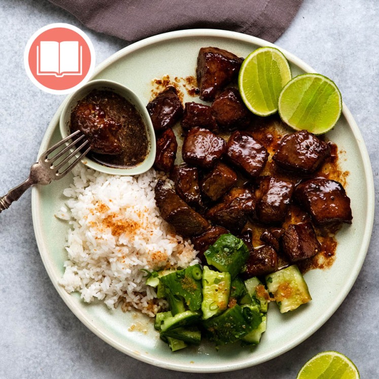 Vietnamese Shaking Beef from RecipeTin Eats "Dinner" cookbook by Nagi Maehashi
